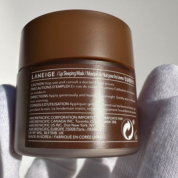 Laneige Sleeping Mask Lip Balm Chocolate Cacao Rare NIB Full Size 20g / 0.70 oz - Picture 12 of 13